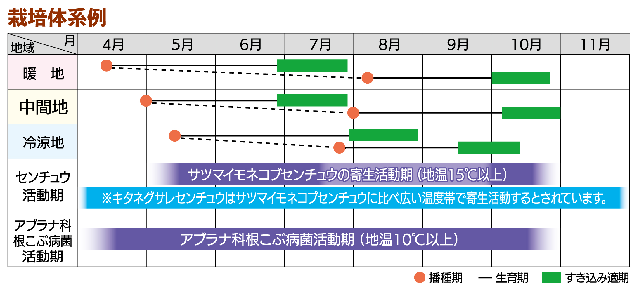 作型表